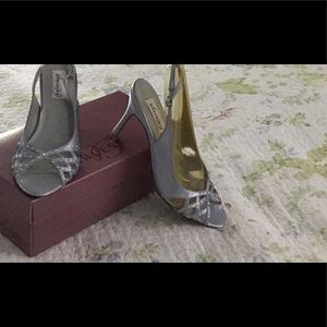 Chic Silver Women's Heels